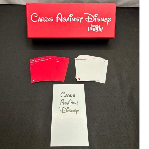 Unofficial Cards Against Disney Card Game, Mature 18+ Adult Party Game, Complete - Picture 1 of 10
